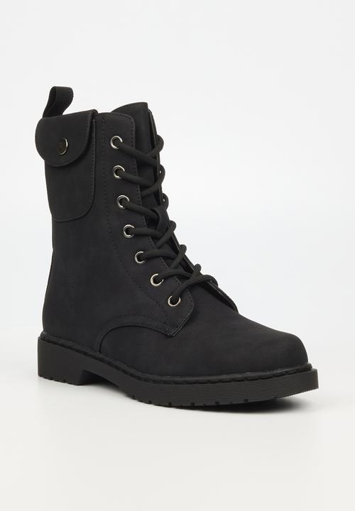 Miss Black - Rogue1 lace-up ankle boot - black