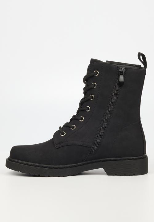 Miss Black - Rogue1 lace-up ankle boot - black