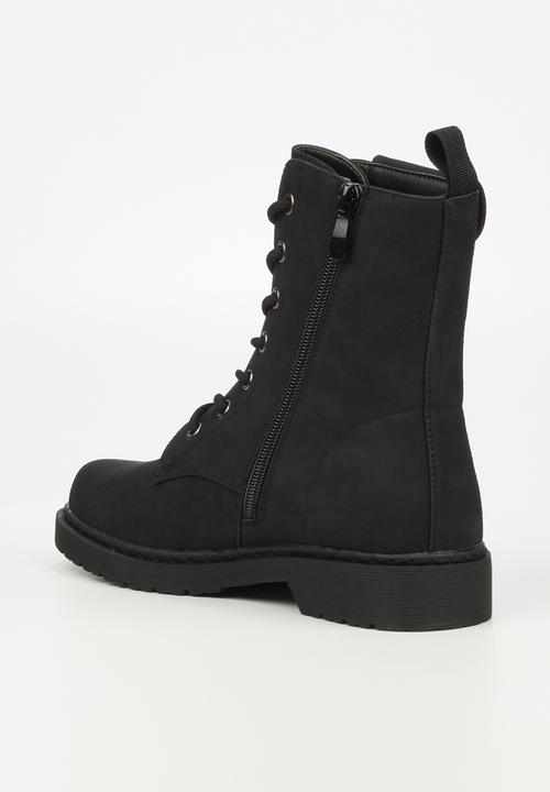 Miss Black - Rogue1 lace-up ankle boot - black