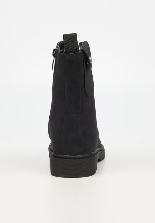Miss Black - Rogue1 lace-up ankle boot - black
