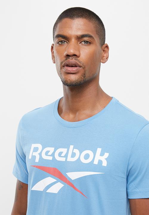 Reebok - Gs reebok stacked tee 2 - essential blue
