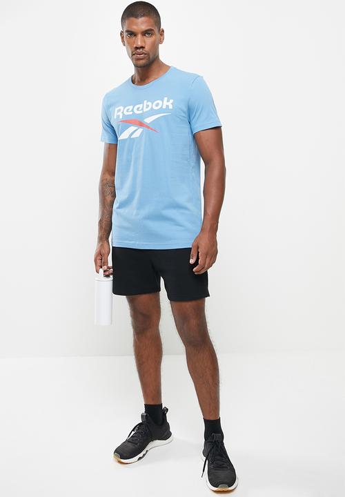 Reebok - Gs reebok stacked tee 2 - essential blue