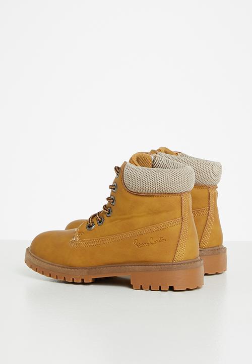 Pierre Cardin - Pierre cardin lace up boot - tan