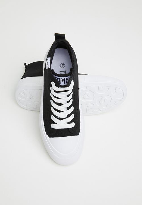TOMY - Hi top sneaker - black