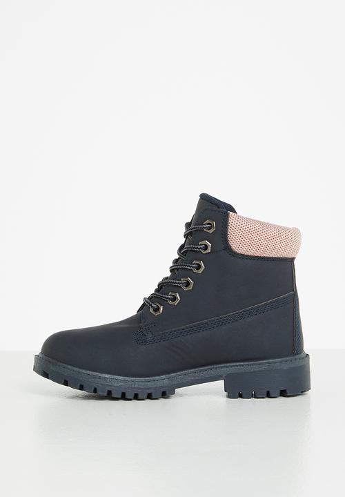Pierre Cardin - Pierre cardin lace up boot - navy