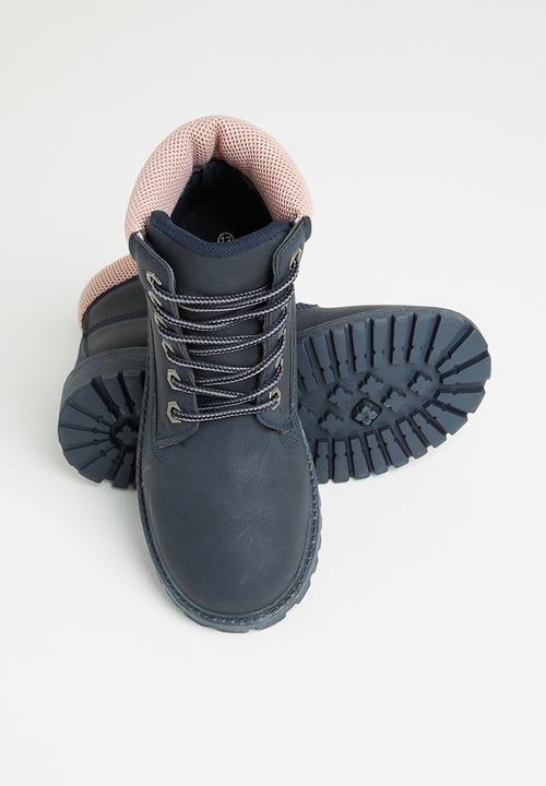 Pierre Cardin - Pierre cardin lace up boot - navy