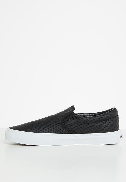 Vans - Classic slip-on - (perf leather) black