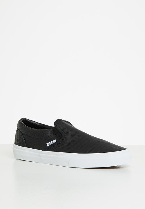 Vans - Classic slip-on - (perf leather) black