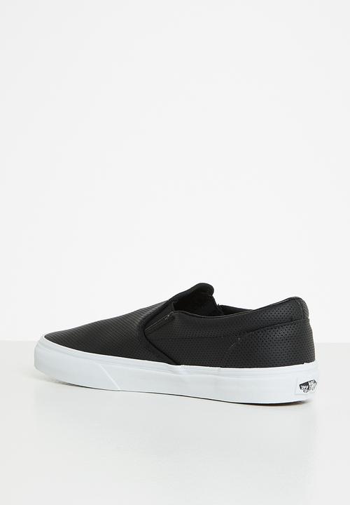 Vans - Classic slip-on - (perf leather) black