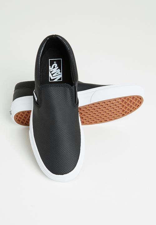 Vans - Classic slip-on - (perf leather) black