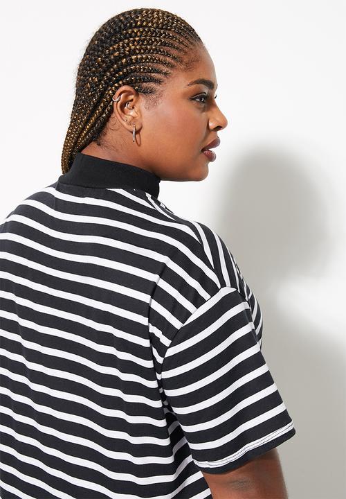 Superbalist - 2pk easy fit tee - navy & stripe