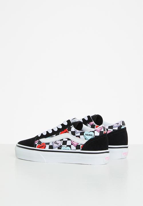 Vans - Uy old skool - (candy hearts) black/true white