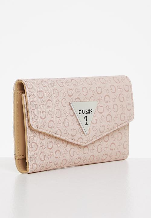 GUESS - Basira slg slim clutch - mauve