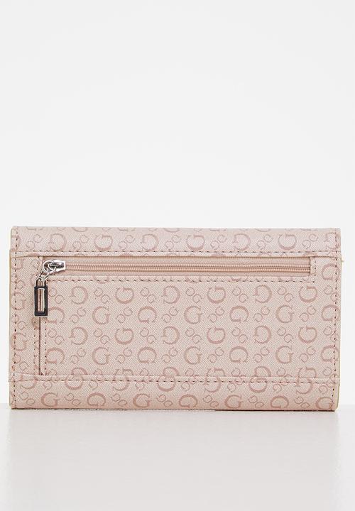 GUESS - Basira slg slim clutch - mauve