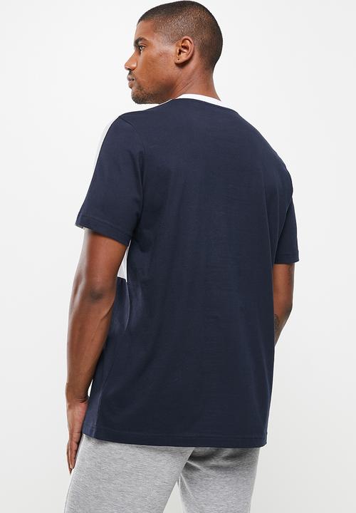 adidas Performance - Essentials Colorblock Single Jersey T-Shirt  - white/legend ink