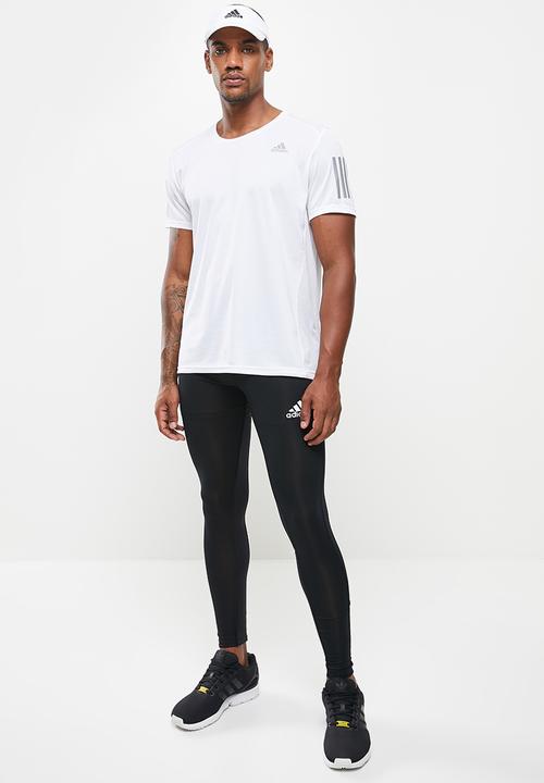 adidas Performance - TECHFIT 3-STRIPES LONG TIGHTS - Black