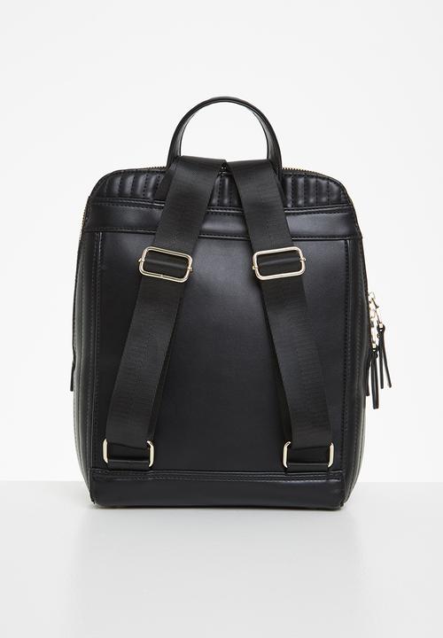POLO - Quilt backpack - black