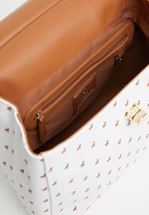 POLO - New iconic flapover backpack - white