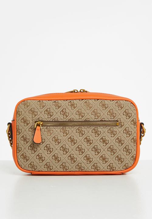 GUESS - Aviana camera bag - latte & orange