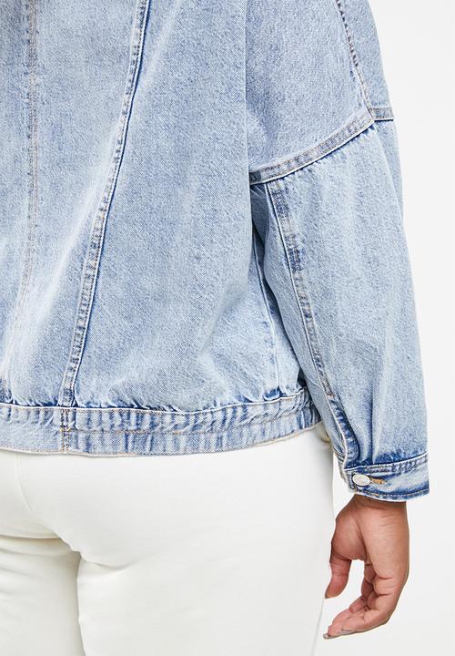 MANGO - Plus jacket candela - open blue