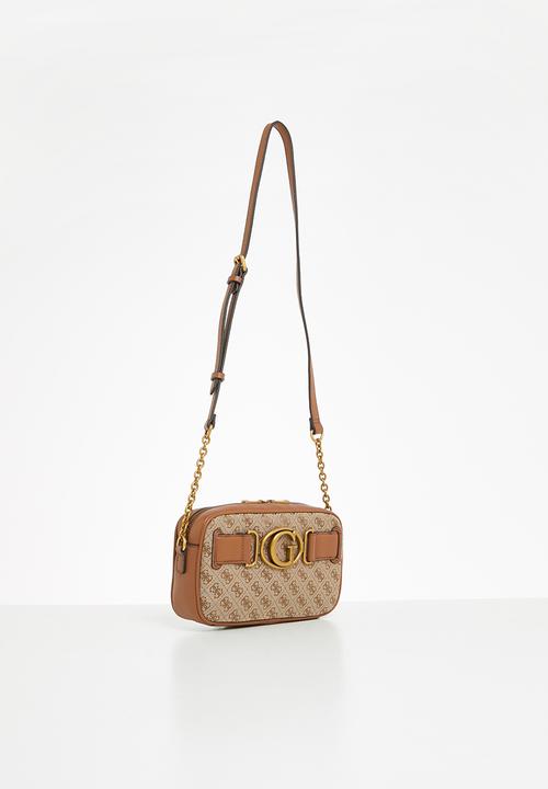 GUESS - Aviana camera bag - latte & cognac