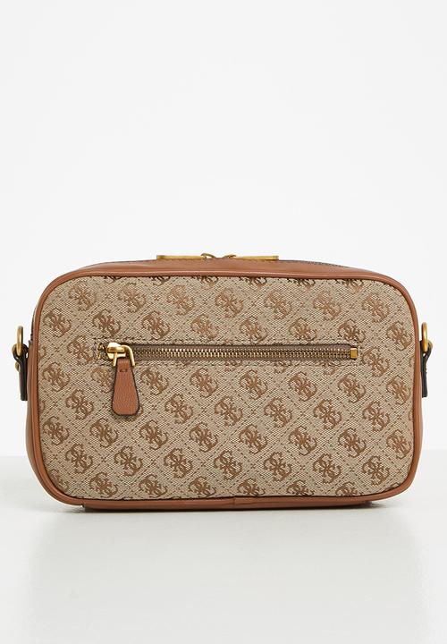GUESS - Aviana camera bag - latte & cognac