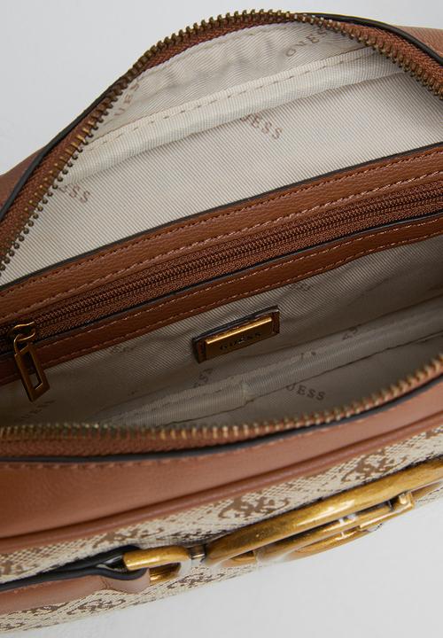 GUESS - Aviana camera bag - latte & cognac