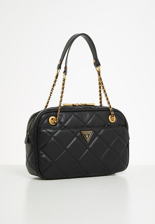 GUESS - Cessily top zip shoulder bag - black