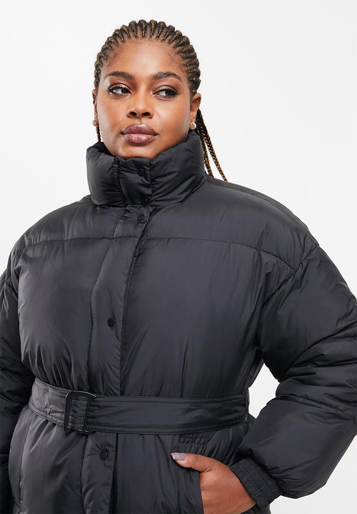 MANGO - Plus anorak coulant - black