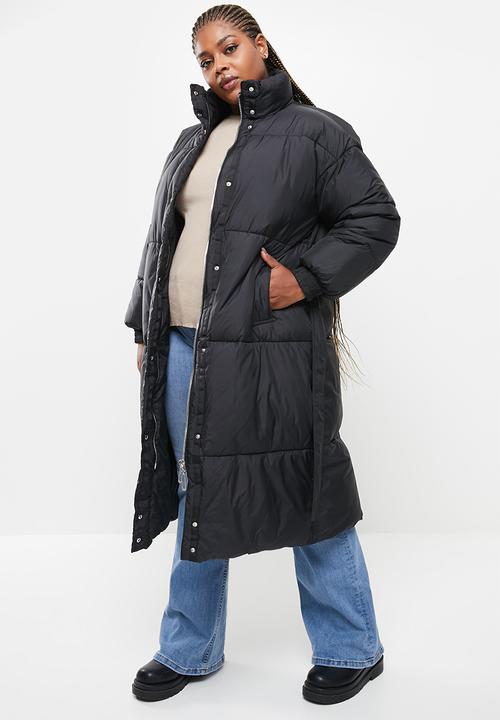 MANGO - Plus anorak coulant - black