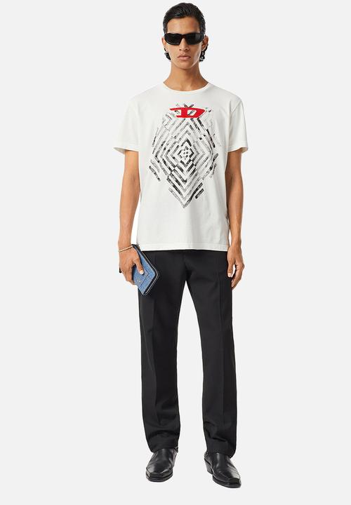 Diesel  - T-diegor-c16 short sleeve tee - white 