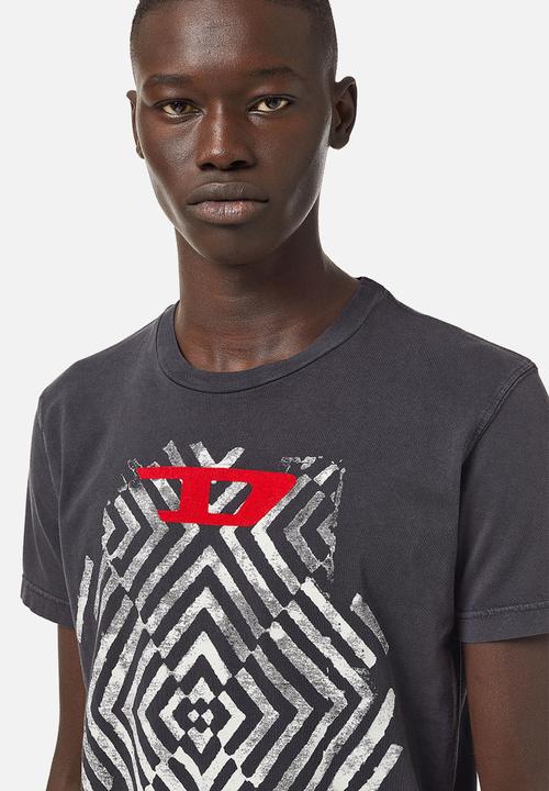 Diesel  - T-diegor-c16 short sleeve tee - charcoal 