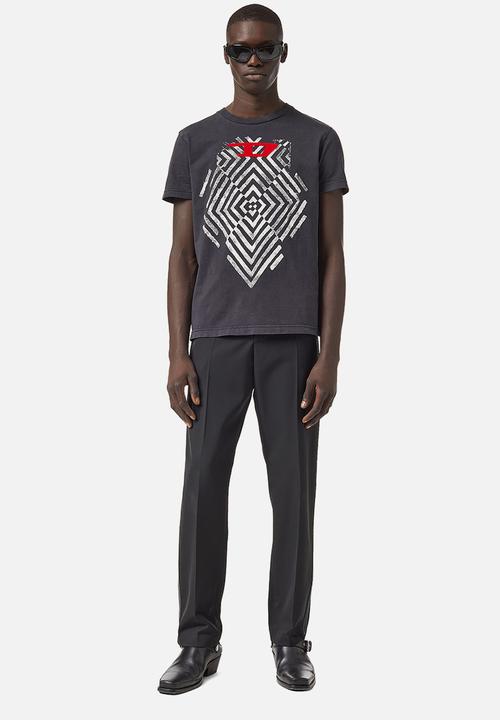Diesel  - T-diegor-c16 short sleeve tee - charcoal 