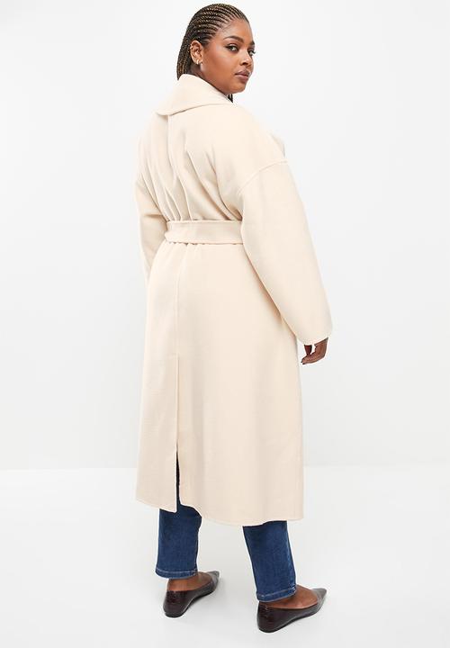 MANGO - Plus coat manuela - light beige