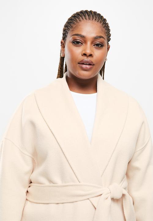 MANGO - Plus coat manuela - light beige