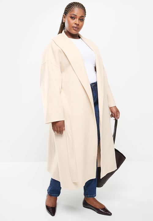 MANGO - Plus coat manuela - light beige