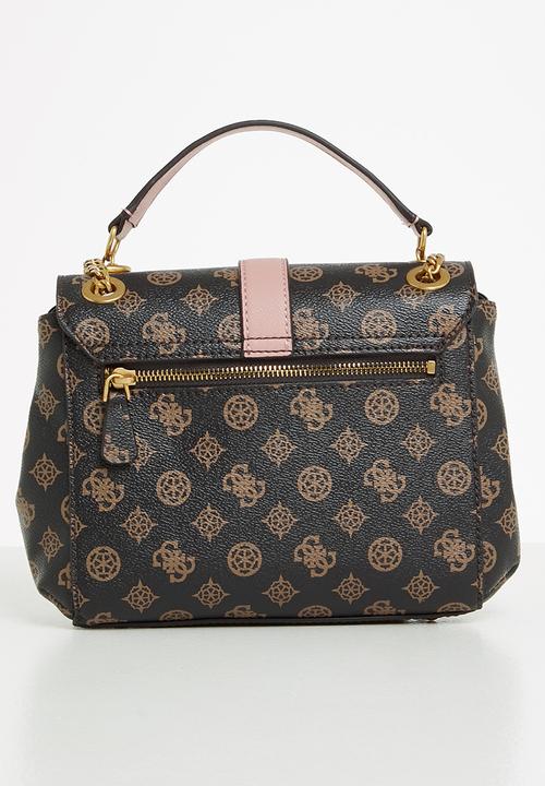 GUESS - Briana convertible xbody flap - mocha