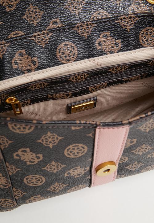 GUESS - Briana convertible xbody flap - mocha