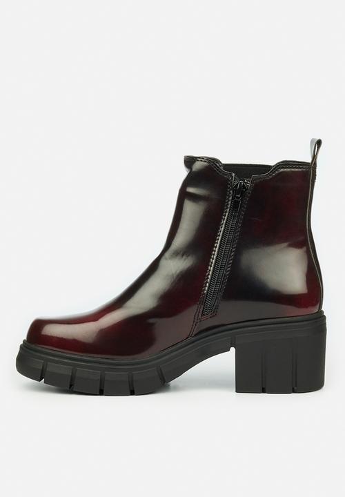 Miss Black - Calypso1 chelsea boot - oxblood