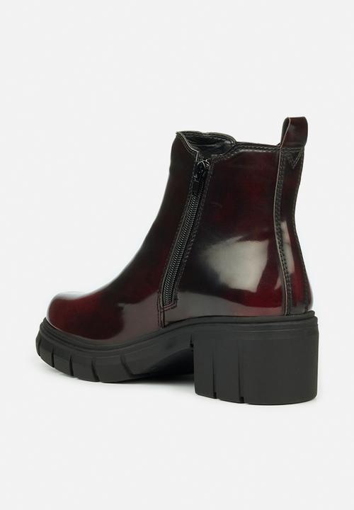 Miss Black - Calypso1 chelsea boot - oxblood