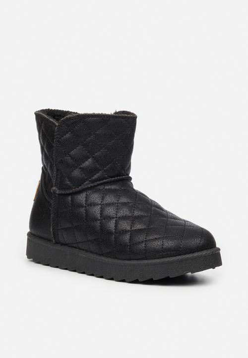 Butterfly Feet - Cozy 1 slipper boot - black