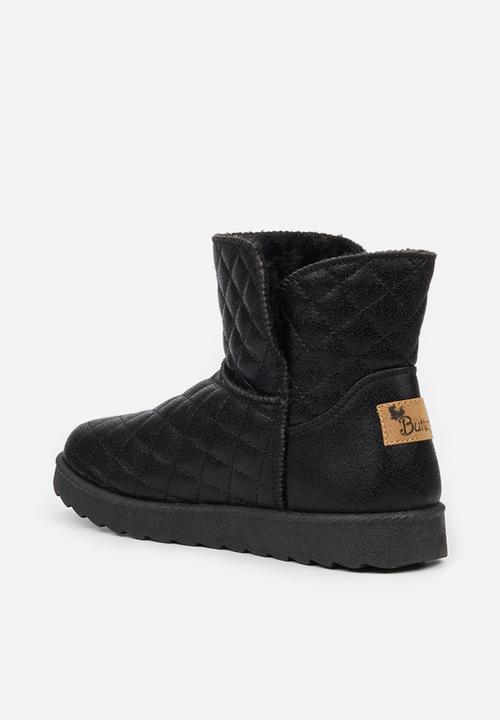Butterfly Feet - Cozy 1 slipper boot - black