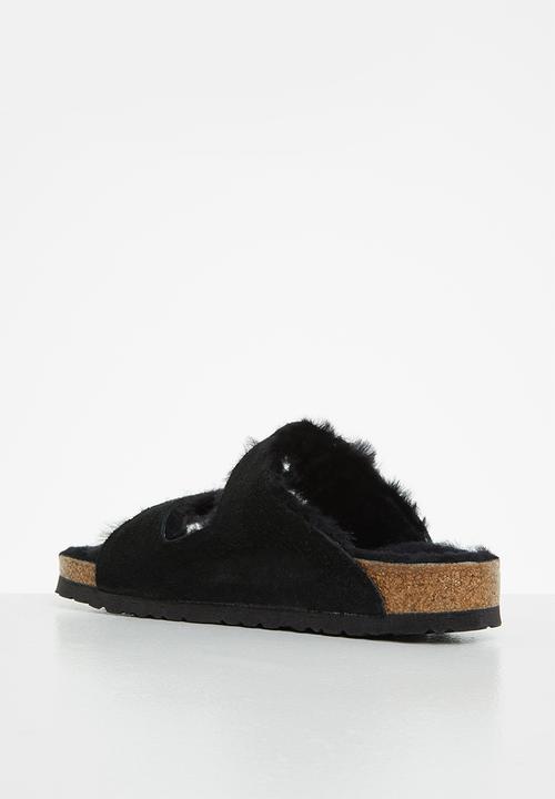Birkenstock - Arizona suede leather regular - black