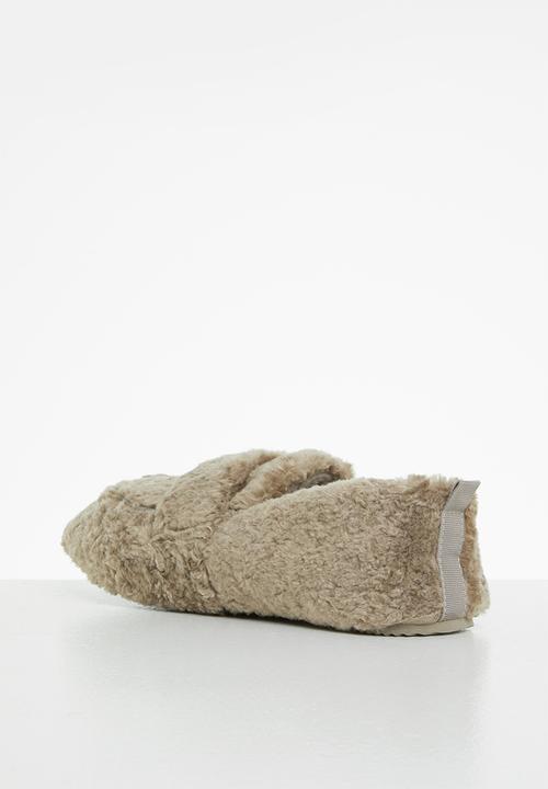 MANGO - Castor slipper - brown