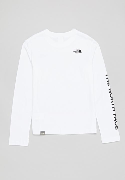 The North Face - Long sleeve simple dome tee - white