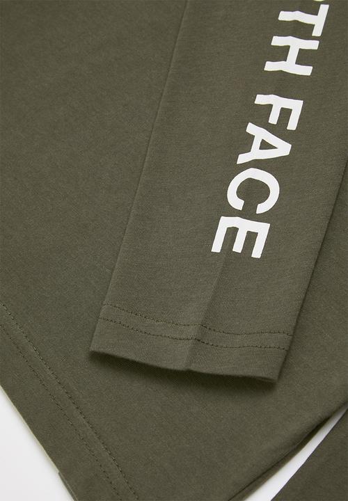 The North Face - Long sleeve simple dome tee - taupe green