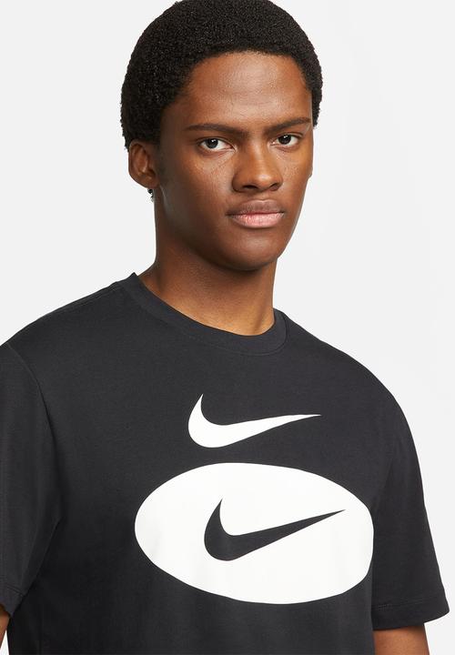Nike - Nsw swoosh oval hbr tee - black