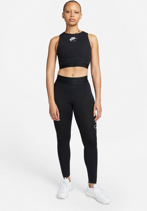 Nike - Nsw air rib tank - black & white
