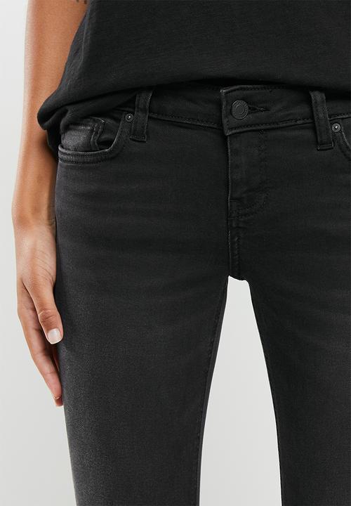 GUESS - Power skinny low denim - washed black
