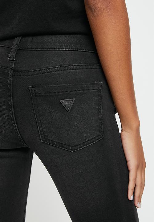 GUESS - Power skinny low denim - washed black